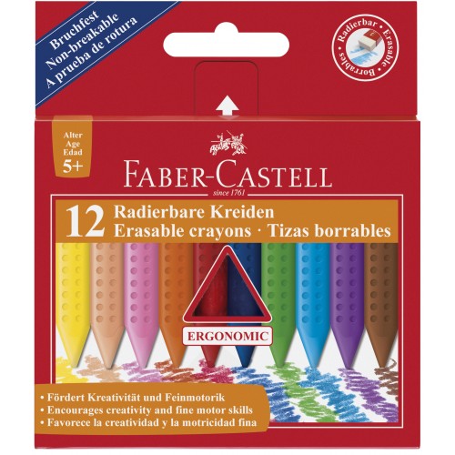 Pastelli a forma triangolare in cera atossica a 24 colori per bambini -  AliExpress