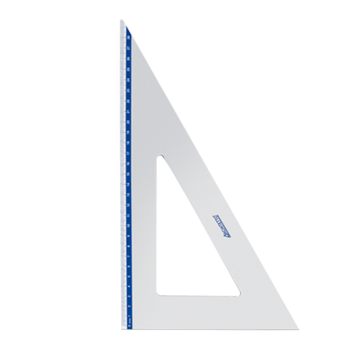 Set 2 Squadrette In Alluminio Agendepoint - 45° E 60° Per Disegno Tecnico E Scuola - Foto 3