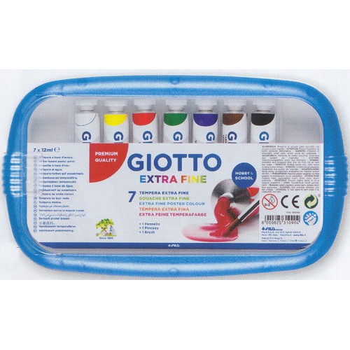 Tempera GIOTTO Extra Nero Tubetto 21 ml 066224