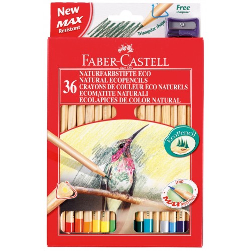 Matite Colorate Eco Faber Castell 3 mm 120548 Assortiti 7891360556404