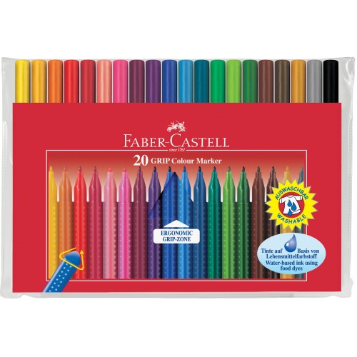 Pennarelli Grip Faber-Castell x10